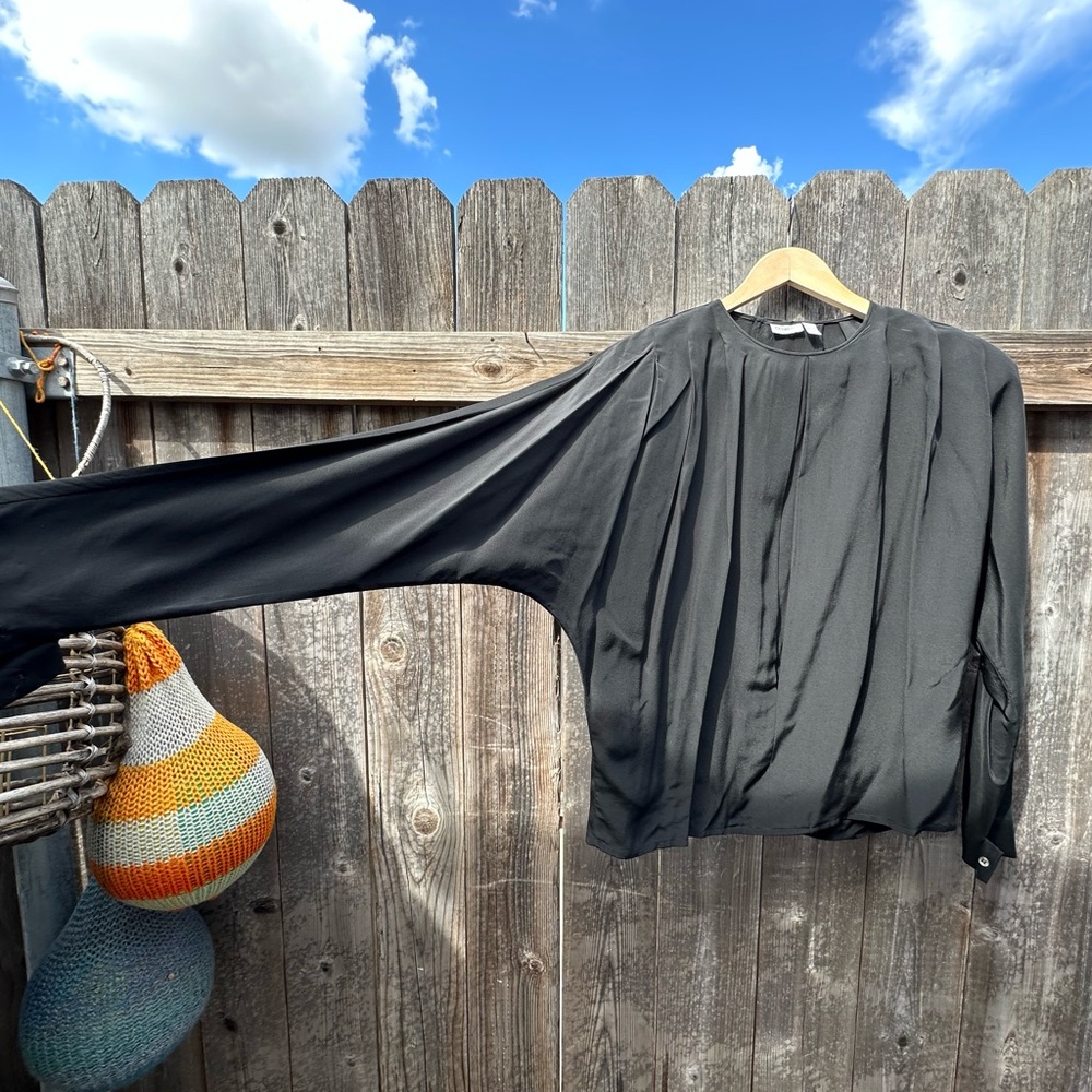 Vintage 100% silk blouse